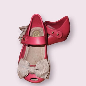 Mini Melissa Mary Jane Pink Shoes Girl's Size 5